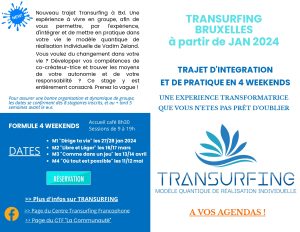 Lire la suite à propos de l’article Bruxelles – Janvier – Mai 2024 – Trajet Transurfing
